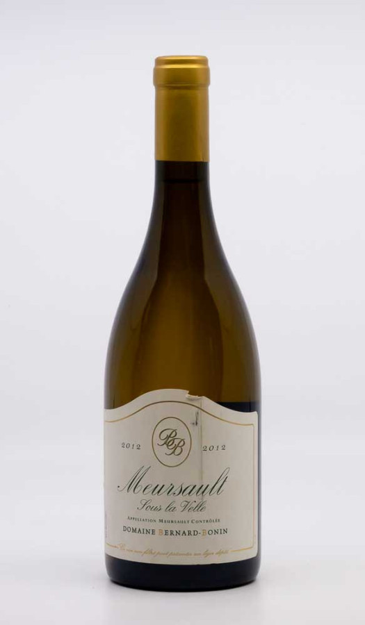 BONIN BERNARD - Meursault Sous la Velle 2012 blanc, vin village de meursault
