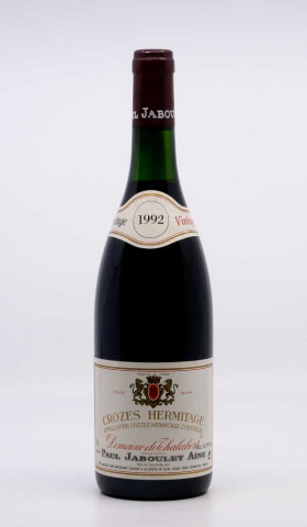 DOMAINE DE THALABERT - PAUL JABOULET AINE - Crozes Hermitage 1992 rouge, vin  de crozes hermitage