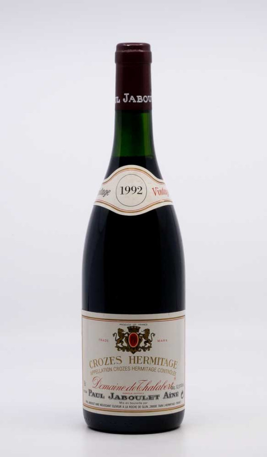 DOMAINE DE THALABERT - PAUL JABOULET AINE - Crozes Hermitage 1992 rouge, vin  de crozes hermitage