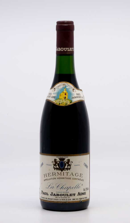 jABOULET AINE PAUL - Hermitage La Chapelle 1988 rouge, vin  de hermitage