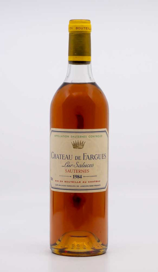 CHÂTEAU DE FARGUES - Sauternes 1984 blanc, vin  de sauternes