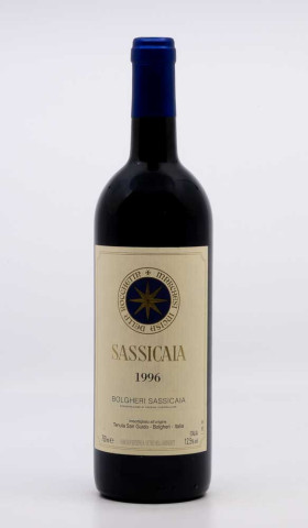 SASSICAIA - Bolgheri Tenuta San Guido 1996 rouge, vin  de toscana