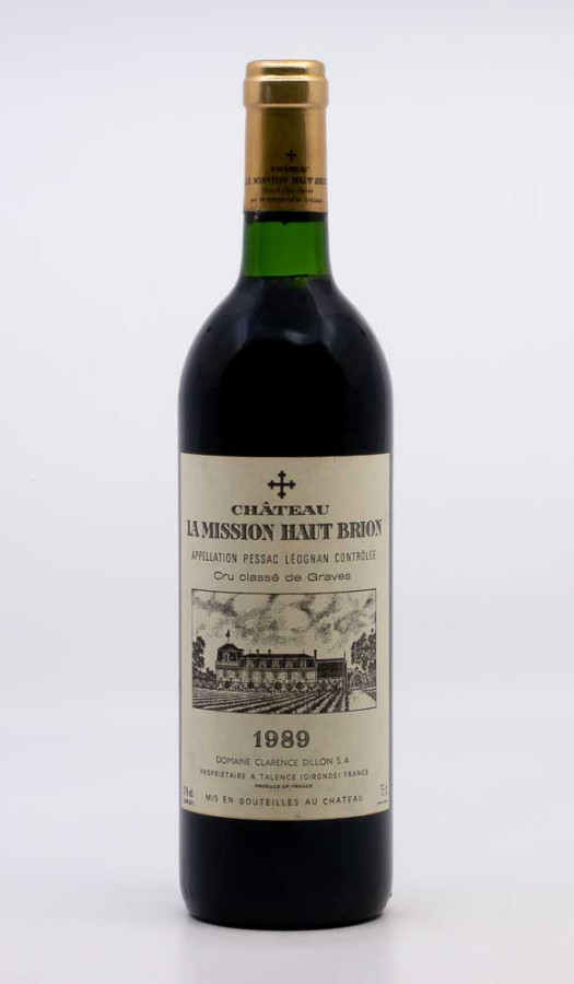 CHÂTEAU LA MISSION HAUT BRION - Pessac Léognan 1989 rouge, vin  de pessac léognan