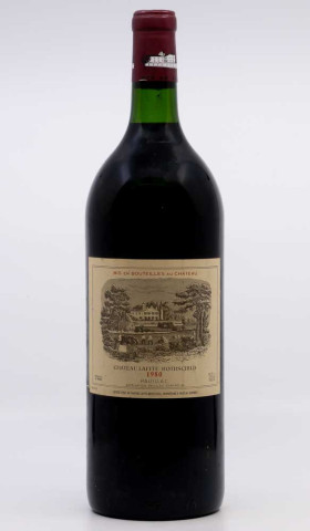 CHÂTEAU LAFITE ROTHSCHILD - Pauillac 1980 Magnum rouge, vin  de pauillac
