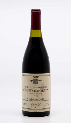 TRAPET JEAN LOUIS - Gevrey Chambertin 1990 rouge, vin village de gevrey chambertin