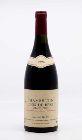 BART - Chambertin Clos de Bèze Grand Cru 1995 rouge, vin grand cru de chambertin