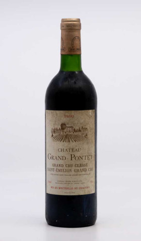 CHÂTEAU GRAND PONTET - Saint Emilion 1990 rouge, vin  de saint emilion