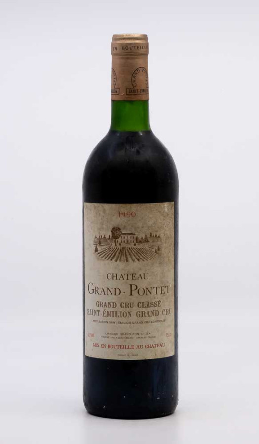 CHÂTEAU GRAND PONTET - Saint Emilion 1990 rouge, vin  de saint emilion