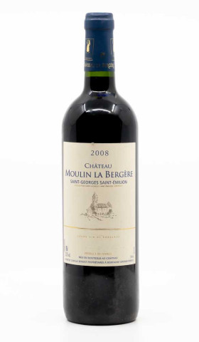 CHÂTEAU MOULIN BERGERE - Saint Georges Saint Emilion 2008
