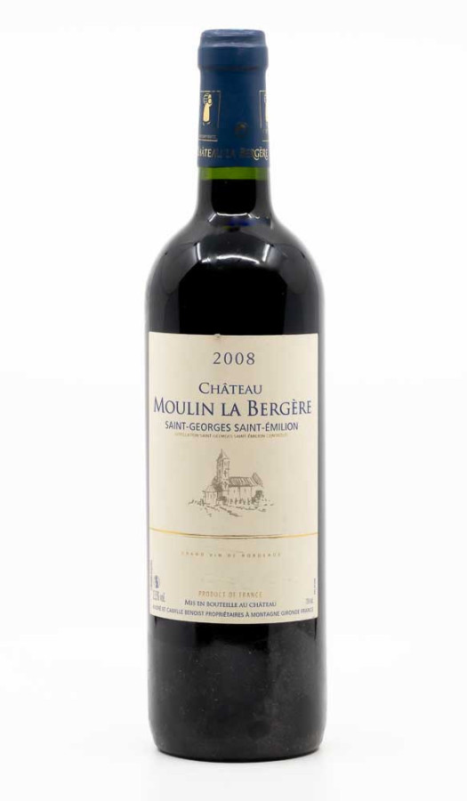 CHÂTEAU MOULIN BERGERE - Saint Georges Saint Emilion 2008