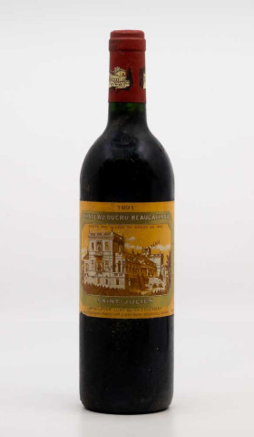CHÂTEAU DUCRU BEAUCAILLOU - Saint Julien 1991 rouge, vin  de saint julien