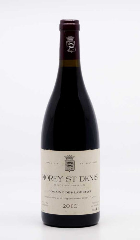 DOMAINE DES LAMBRAYS - Morey Saint Denis 2010 rouge, vin village de morey saint denis