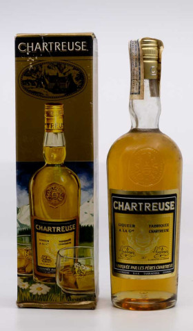 PERES CHARTREUX - Chartreuse Tarragone Jaune 1973-1985