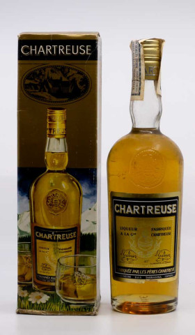 PERES CHARTREUX - Chartreuse Tarragone Jaune 1973-1985