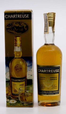 PERES CHARTREUX - Chartreuse Tarragone Jaune 1973-1985