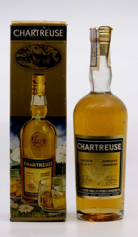 PERES CHARTREUX - Chartreuse Tarragone Jaune 1973-1985