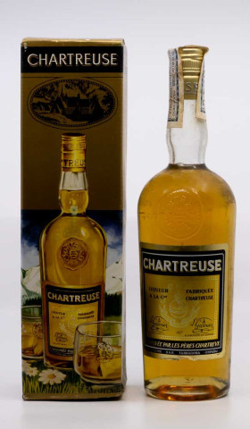 PERES CHARTREUX - Chartreuse Tarragone Jaune 1973-1985