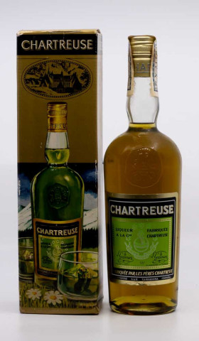 PERES CHARTREUX - Chartreuse Tarragone Verte 1973-1985