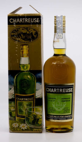 PERES CHARTREUX - Chartreuse Tarragone Verte 1973-1985