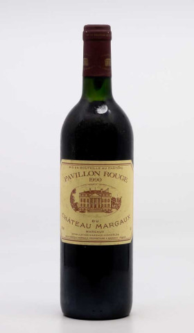 CHÂTEAU MARGAUX - Margaux Pavillon Rouge 1990 rouge, vin  de margaux