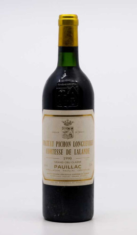 CHÂTEAU PICHON LONGUEVILLE COMTESSE DE LALANDE - Pauillac 1990 rouge, vin  de pauillac