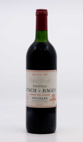 CHÂTEAU LYNCH BAGES - Pauillac 1990 rouge, vin  de pauillac