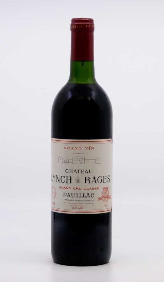 CHÂTEAU LYNCH BAGES - Pauillac 1990 rouge, vin  de pauillac