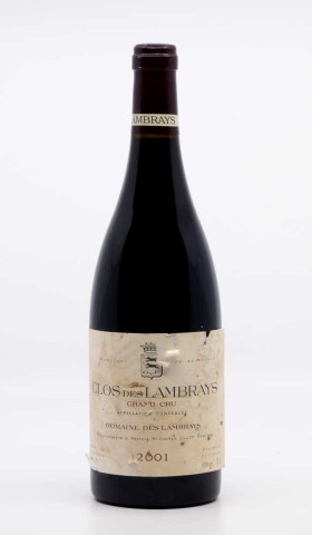 DOMAINE DES LAMBRAYS - Clos des Lambrays Grand Cru 2001 rouge, vin grand cru de clos des lambrays