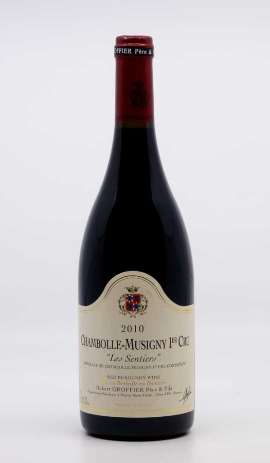 GROFFIER ROBERT - Chambolle Musigny 1er Cru Les Sentiers 2010 rouge, vin 1er cru de chambolle musigny 1er cru