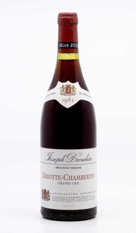 DROUHIN JOSEPH - Griotte Chambertin Grand Cru 1982 red, wine grand cru from griotte chambertin