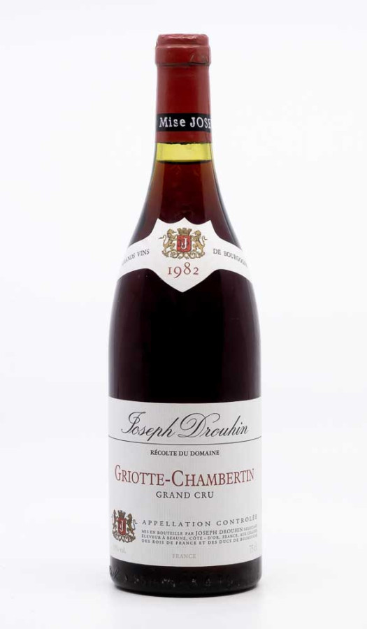 DROUHIN JOSEPH - Griotte Chambertin Grand Cru 1982 red, wine grand cru from griotte chambertin