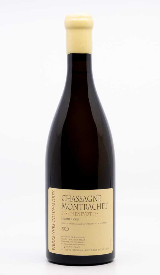 COLIN MOREY PIERRE YVES - Chassagne Montrachet 1er Cru Chenevottes 2020 blanc, vin 1er cru de chassagne montrachet 1er
