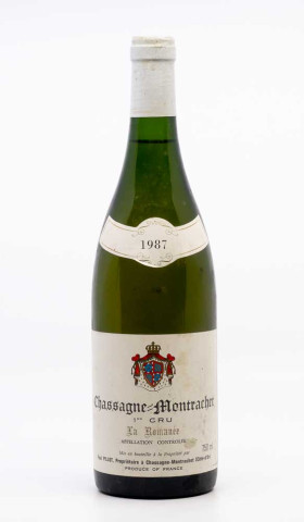 PILLOT PAUL - Chassagne Montrachet 1er Cru La Romanée 1987