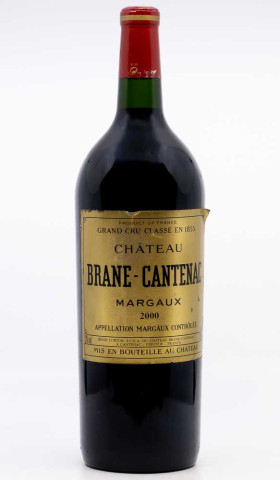 CHÂTEAU BRANE CANTENAC - Margaux 2000 Magnum red, wine  from margaux