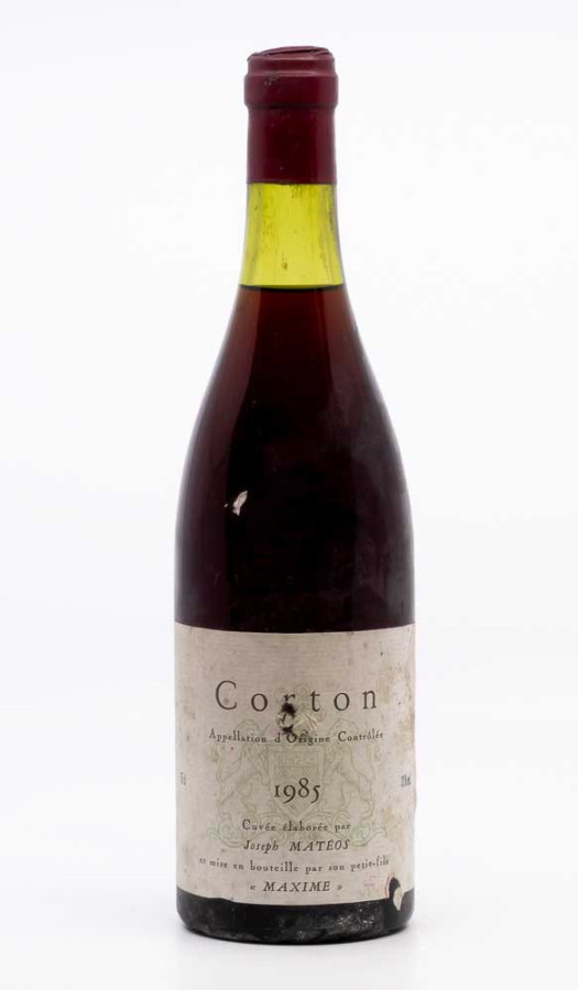 MATEOS - Corton Grand Cru 1985 red - grand cru Wine from corton | RP Fines Wines