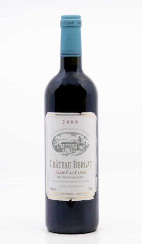 CHÂTEAU BERGAT - Saint Emilion 2008 red -  Wine from saint emilion | RP Fines Wines