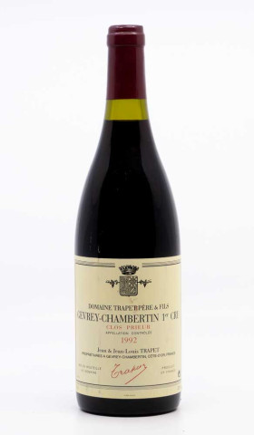 TRAPET JEAN LOUIS - Gevrey Chambertin 1er Cru Clos Prieur 1992 rouge, vin 1er cru de gevrey chambertin 1er cru