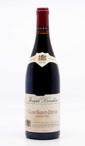 DROUHIN JOSEPH - Clos Saint Denis Grand Cru 2001 rouge, vin grand cru de clos saint denis