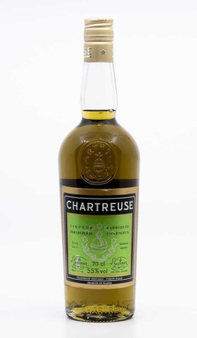 PERES CHARTREUX - Chartreuse Voiron Verte 1976-1989 , vin  de chartreuse