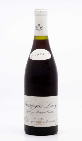 LEROY SA - Bourgogne rouge 1985 red, wine regional from bourgogne