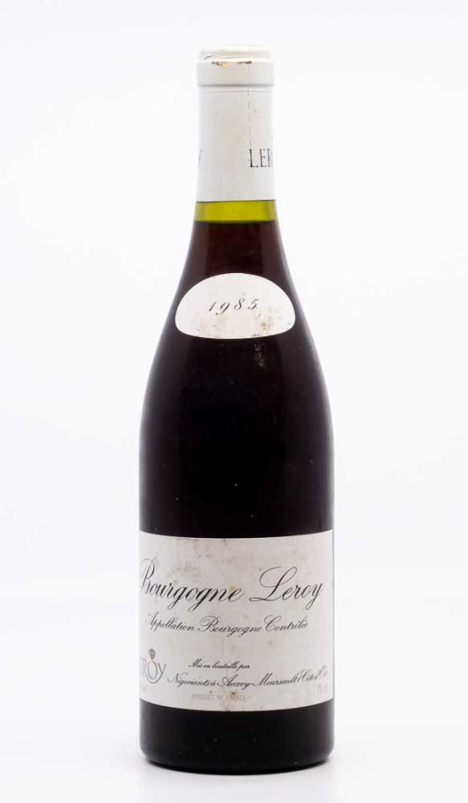 LEROY SA - Bourgogne rouge 1985 red, wine regional from bourgogne
