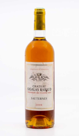 CHÂTEAU SIGALAS RABAUD - Sauternes 2006 liquoreux, vin  de sauternes