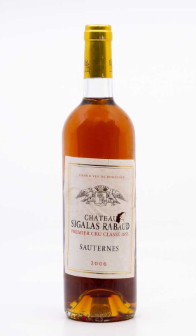 CHÂTEAU SIGALAS RABAUD - Sauternes 2006 liquoreux, wine  from sauternes