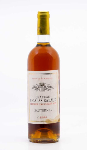 CHÂTEAU SIGALAS RABAUD - Sauternes 2006 liquoreux, wine  from sauternes