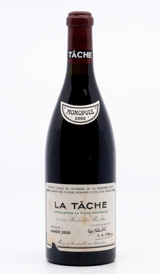 DOMAINE DE LA ROMANEE CONTI - La Tâche Grand Cru 2000 rouge - Vin grand cru la tâche | RP Fines Wines