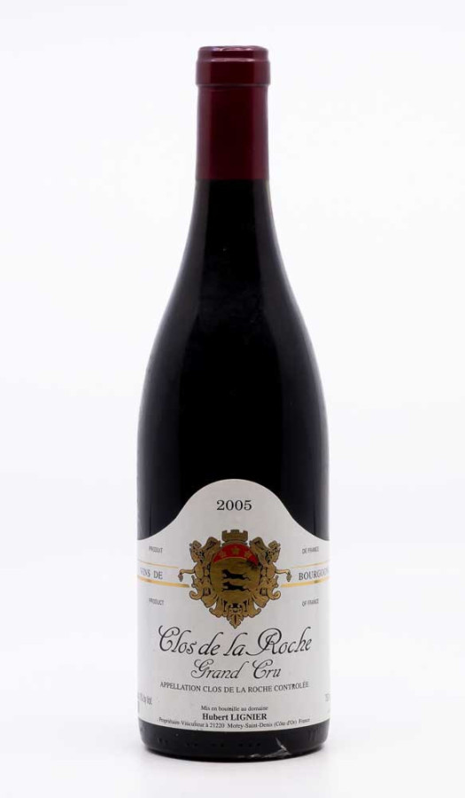 LIGNIER HUBERT - Clos de la Roche Grand Cru 2005 rouge, vin grand cru de clos de la roche