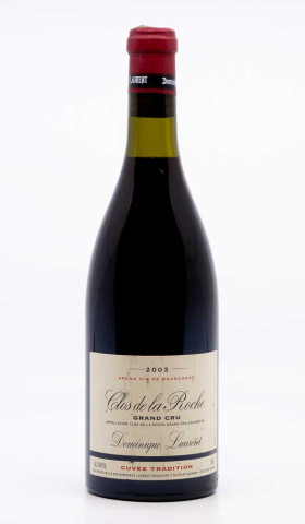 LAURENT DOMINIQUE - Clos de la Roche Cuvée Tradition Grand Cru 2003 rouge, vin grand cru de clos de la roche