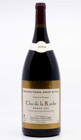 AMIOT PIERRE - Clos de la Roche Grand Cru 2008 Magnum rouge, vin grand cru de clos de la roche