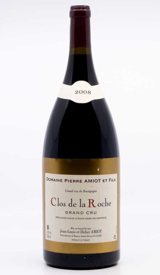 AMIOT PIERRE - Clos de la Roche Grand Cru 2008 Magnum rouge, vin grand cru de clos de la roche