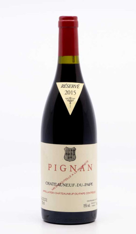 PIGNAN - Châteauneuf du Pape 2015 rouge, vin  de châteauneuf du pape